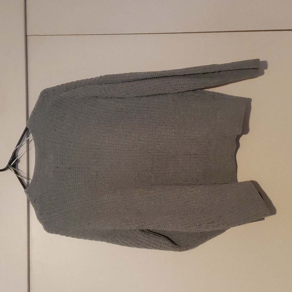 Pink Rose Sweater Size Medium Sage Green - Picture 3 of 4